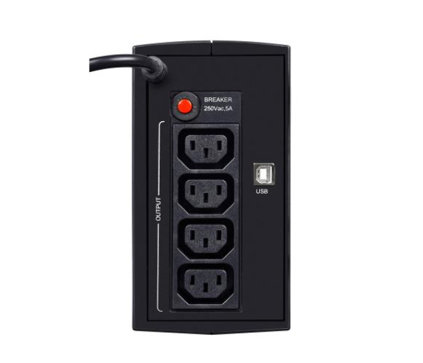 Ever DUO 550 AVR (550VA/330W, 4xIEC, USB, AVR) - 456718 - zdjęcie 3